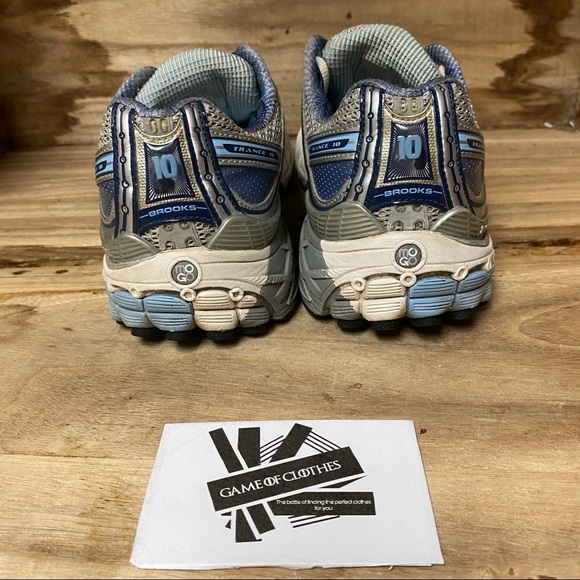 Brooks trance 10 grey blue running sneakers shoes - Picture 4 of 8